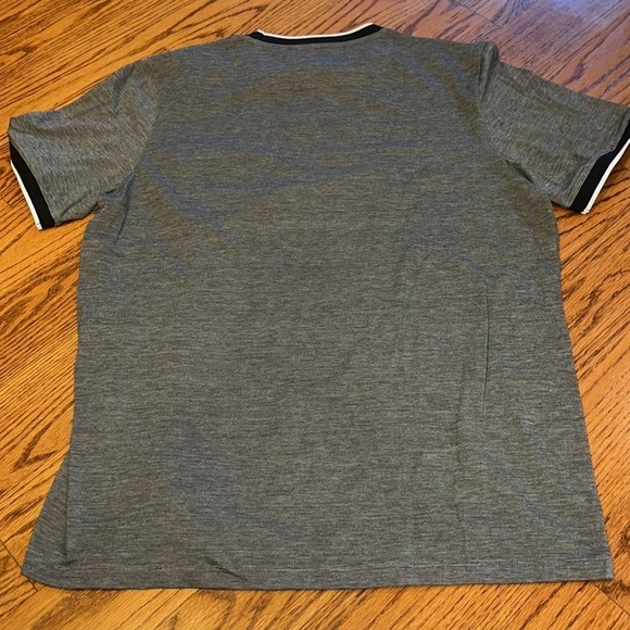 NWT Ted Baker Men’s Black Striped T-Shirt Size 5 (XL) - Picture 5 of 7